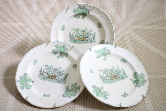 19th CENTURY COPELAND SPODE DESSERT PLATES