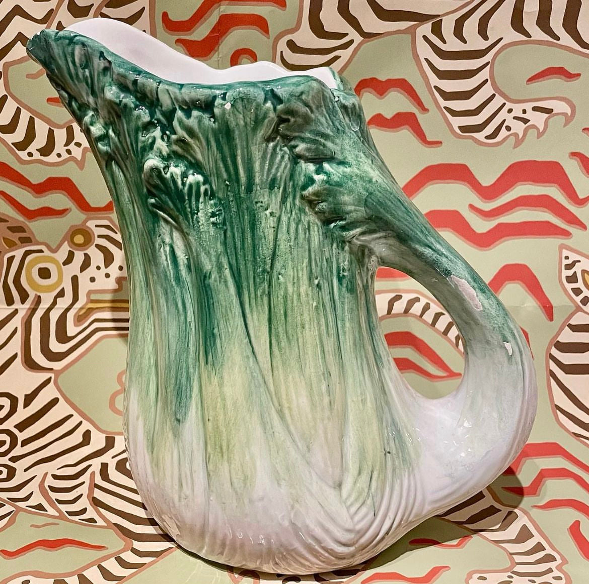 MAJOLICA STYLE PITCHER